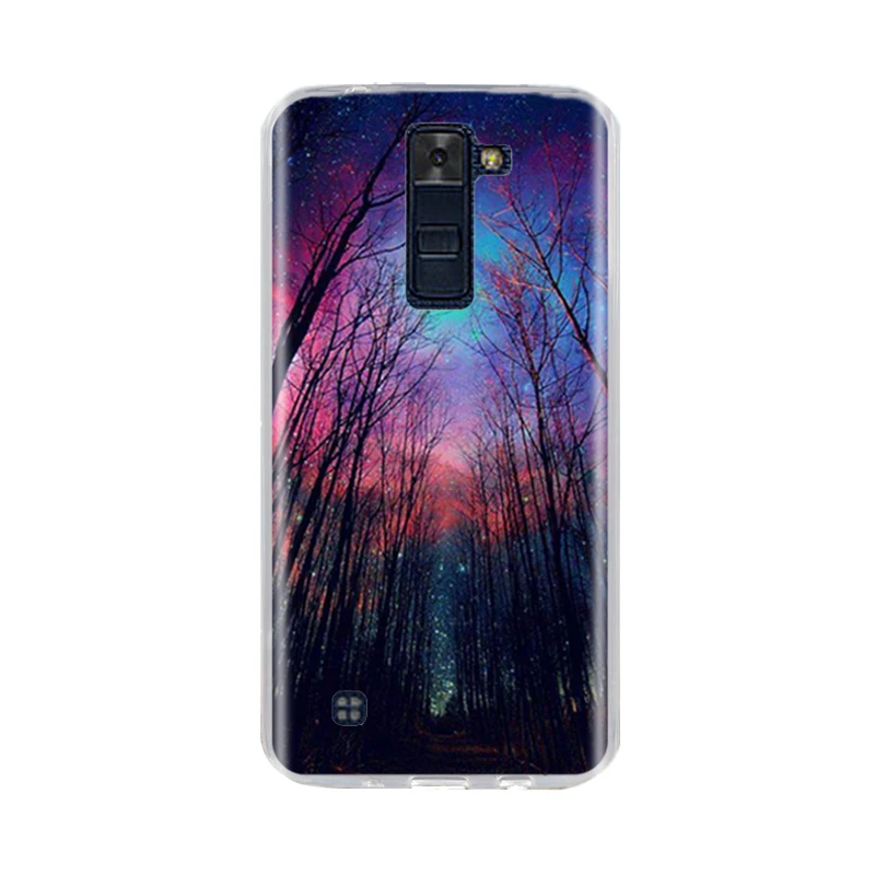 Чехол для LG K7 K8 Lte задняя крышка Мягкие силиконовые ТПУ чехлы Coque k7 телефонов 3D