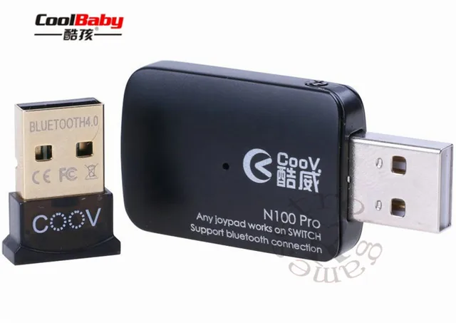 Best Price DHL COOV N100 Pro Bluetooth Joypad Converter Adapter USB Stick For Switch NS/ Xbox One and PS4 Game Consoles
