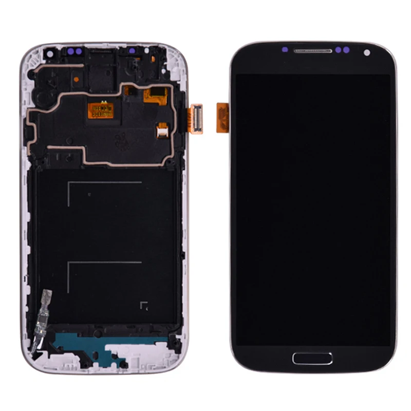 

For Samsung Galaxy S4 i9505 i9500 i337 LCD Display and Touch Screen Digitizer Assembly With Frame Free Shipping