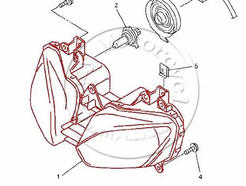 Передние фары для мотоцикла для YAMAHA YZFR6 1999 2000 2001 2002 YZF 600 R6 головной свет лампы сборная фара освещение Moto Запчасти