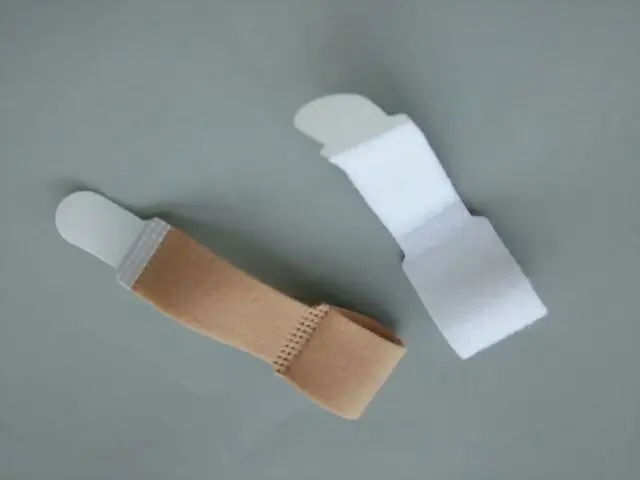 2 шт./лот ткань носок палец выпрямитель» палец(средний сустав) ортопедическая накладка от корректор для косточки на ноге повязки разделитель для пальцев ноги зажимов для обертывания, ухаживает за кожей стоп
