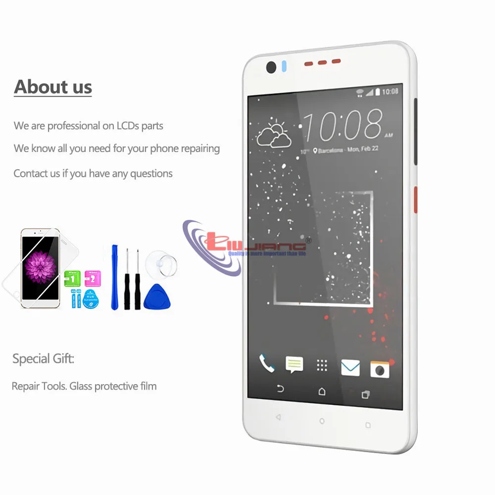 Оригинальный 100% AAA ЖК дисплей для HTC Desire 825 D825 с рамкой сенсорным дигитайзером в