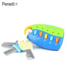 Обучающая Умная игрушка-ключ музыкальная игрушка-ключ маленький униальный автомобильный игрушка-ключ многоцветный умный дистанционный Набор для обучения музыки вокальные игрушки