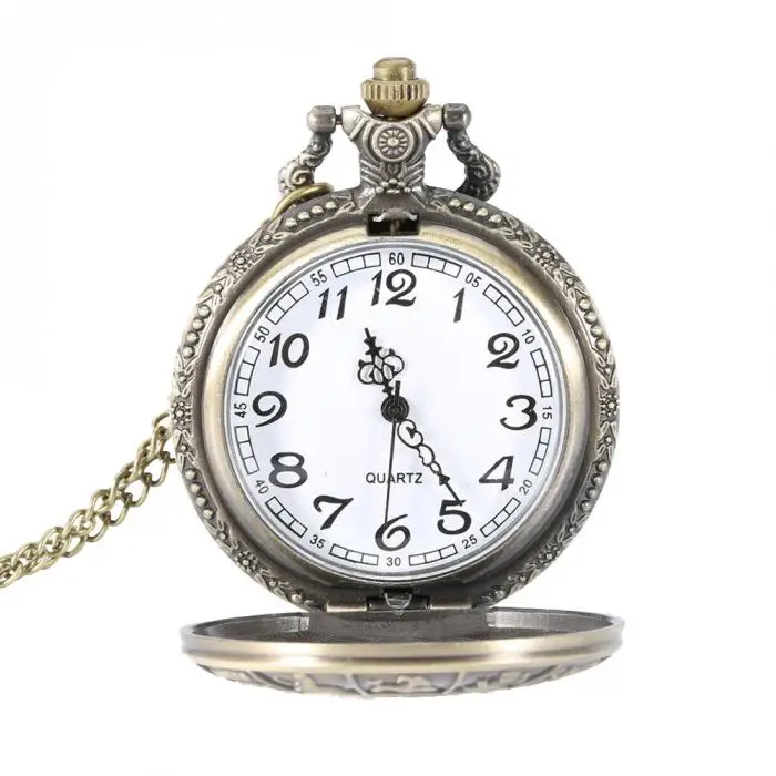 Винтажные стимпанк Созвездие зодиака карманные часы циферблат 4,7 см кулон ожерелье цепочка часы LXH