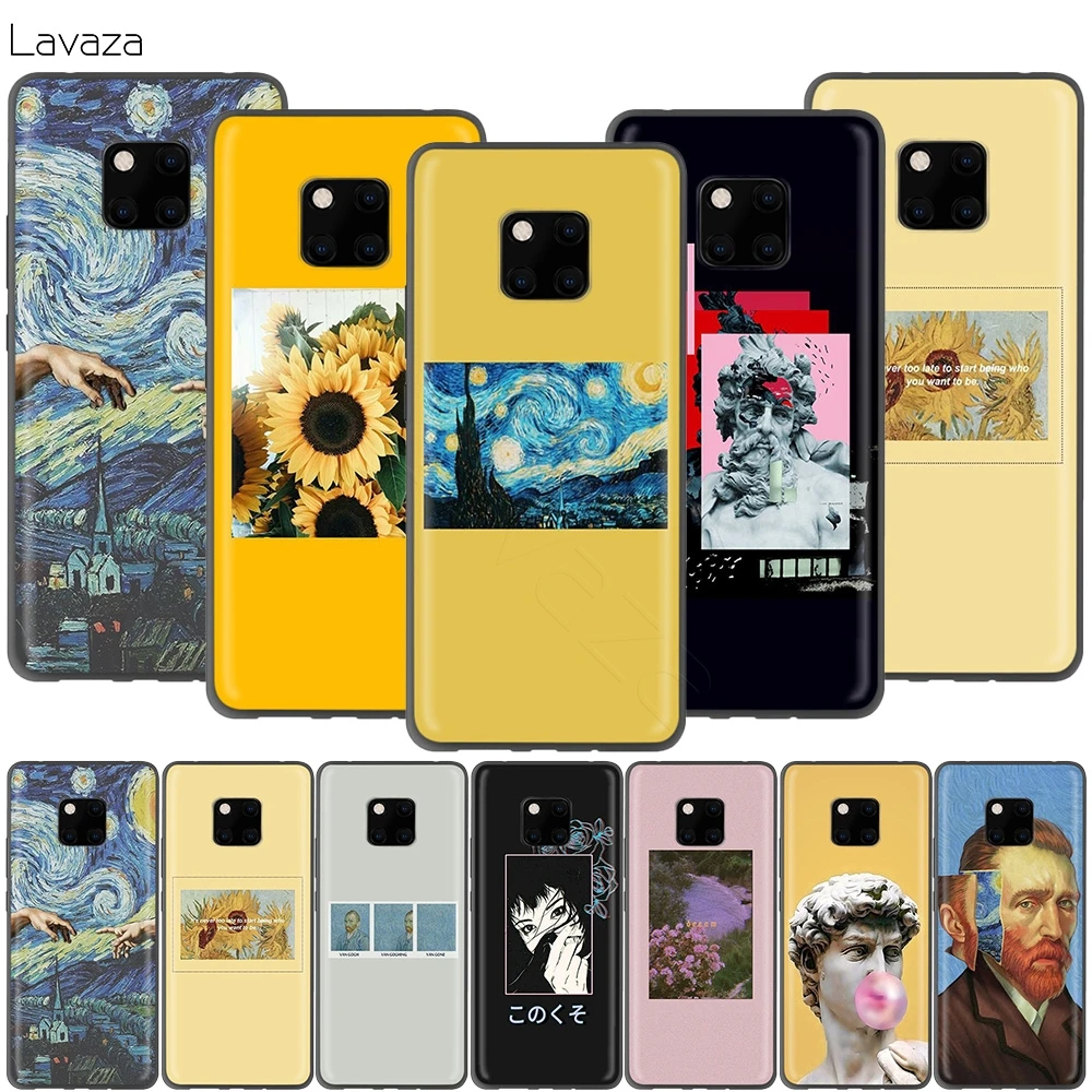 Чехол Lavaza с великолепным художественным рисунком Ван Гога для Huawei P30 P20 P10 P9 P8 Mate 20