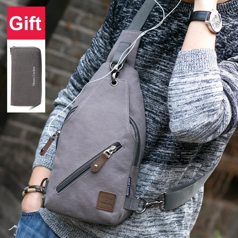 

Best Backpacks for Travelling Canvas Rucksacks Men Daypack One Shoulder Strap Backpacking Packs Back Bag Mochila Masculina