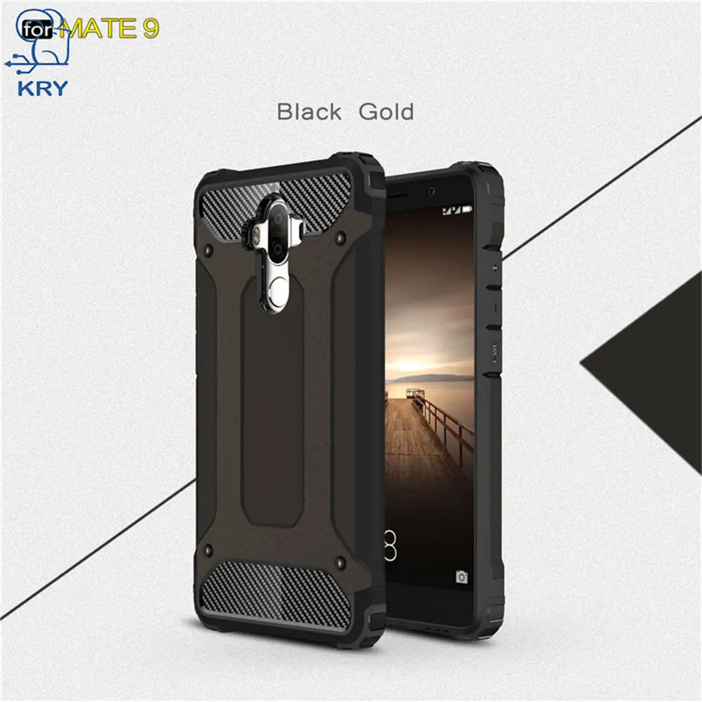 KRY Silicone Soft TPU Phone Cases For Huawei Mate 9 Case PC Plastic Dual Cover Fundas Capa Coque |
