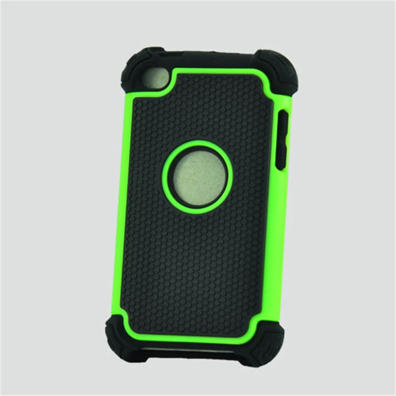 For Touch 4 Heavy Duty Shockproof Plastic Hard Case Rubber Cover For Apple ipod touch 4 4g 4th Capa For Touch 4 Heavy Duty Shockproof Plastic Hard Case Rubber Cover For Apple ipod touch 4 4g 4th Capa