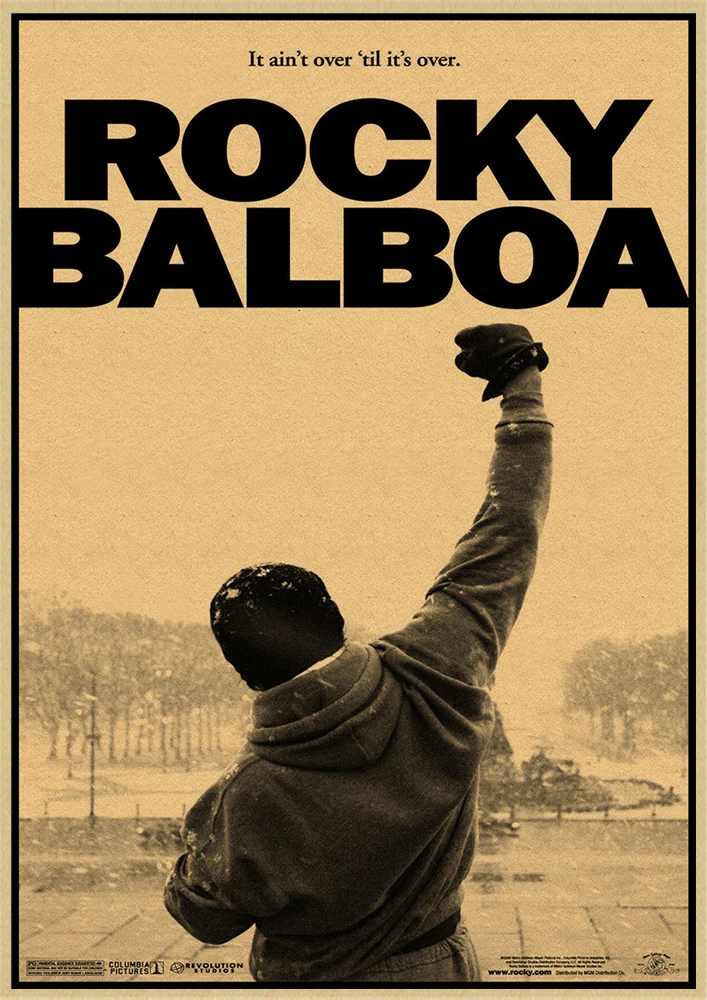 Классический фильм ROCKY Винтаж бумага аниме плакат ROCKY Stallone плакаты домашний Декор стены