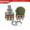 10PCS WH148  Potentiometer 3PIN 15mm Shaft With Nuts And Washers WH148 B1K B2K B5K B10K B20K B50K B100K B250K B500K B1M ► Photo 3/4