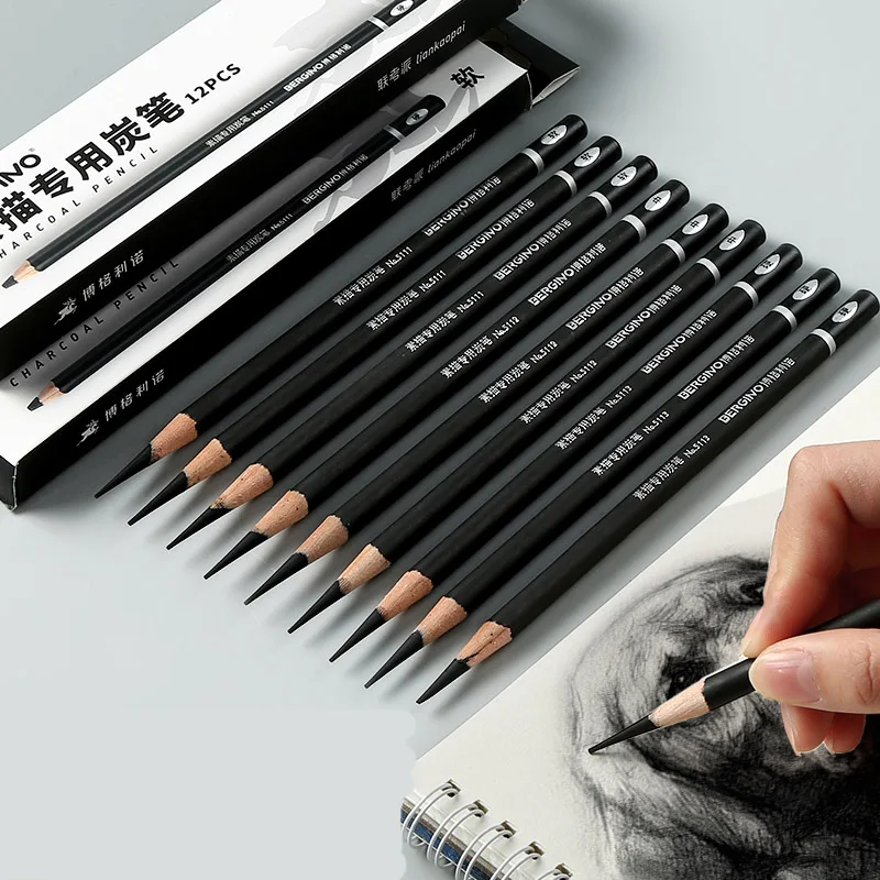 

Carbon Pen Sketch Carbon Pen Set for beginners Sketch Carbon Pen Soft, Hard and Soft Carbon Pen Tool Artistic Supplies