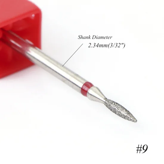 STZ 1 шт. алмазные сверла для кутикулы ногтей электрическая фреза для удаления напильников инструменты для маникюра#01-29 - Цвет: 09