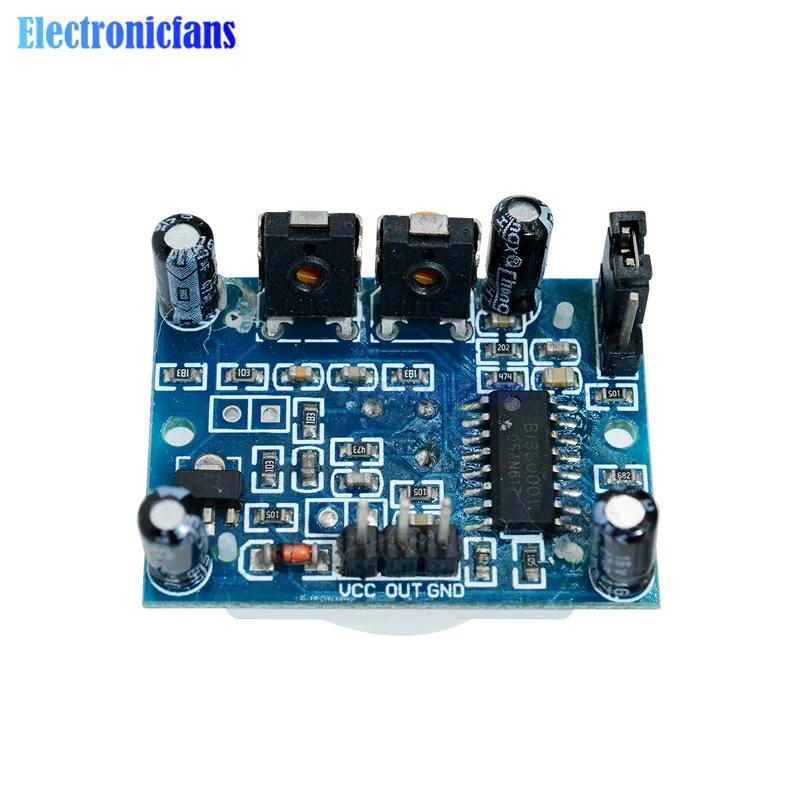 HC-SR501 SR501 Отрегулируйте пироэлектрический инфракрасный PIR модуль датчик движения модуль детектора для arduino DIY Kit