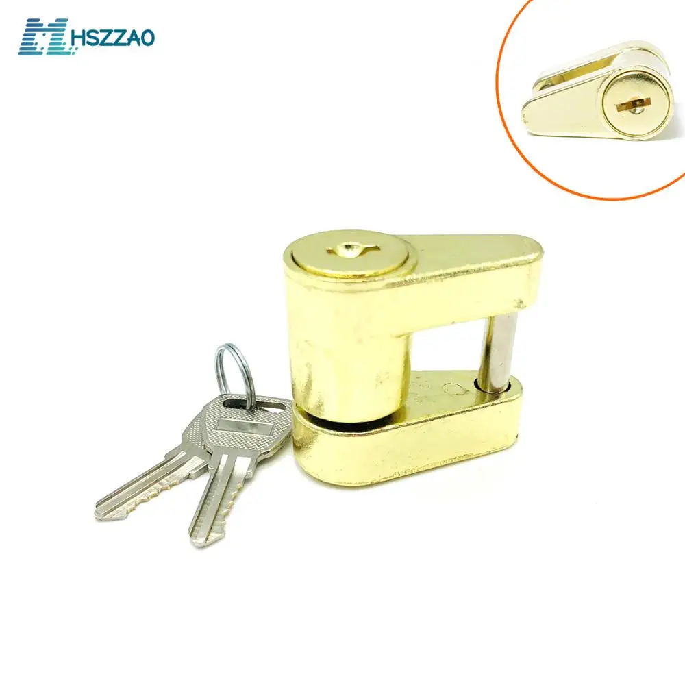 

Trailer Coupler Padlock 1/4" Pin Size Trailer Coupler Hitch Keyed Padlock Lock Auto Accessories