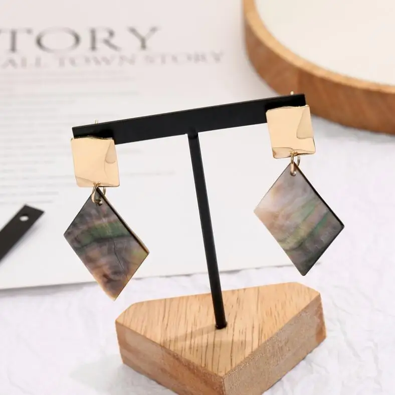 

CXW Free shipping New type alloy burnish OL style earrings for woman euramerican popularity eardrop 2019 jewelry E03