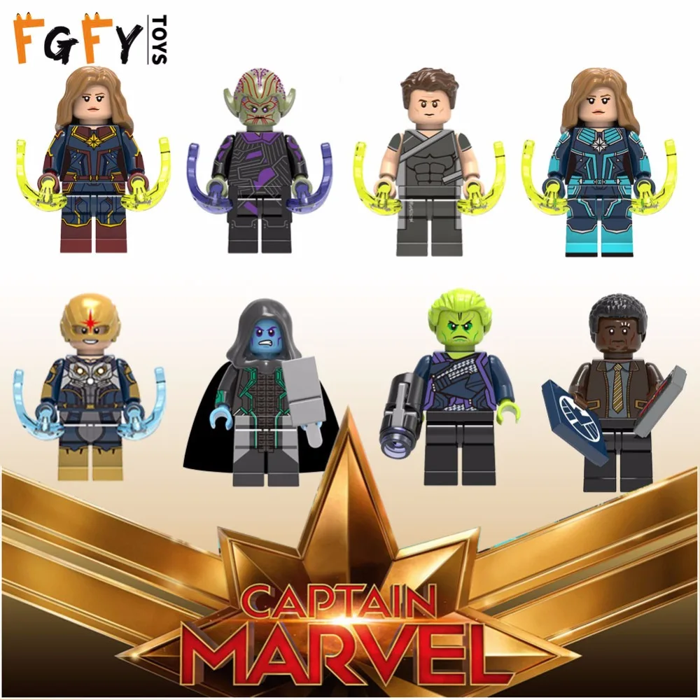 

Avengers 4 Surprise Captain Superhero Series Captain America Compatible with Legoings Building Blocks Toys for Children's Gifts