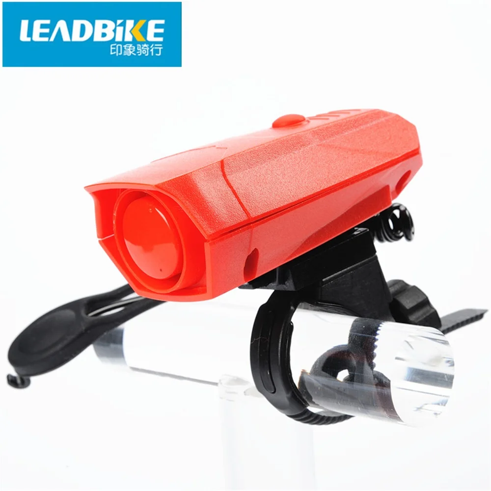 Leadbike велосипедный рога обновленная версия со светодиодным передним светом 6