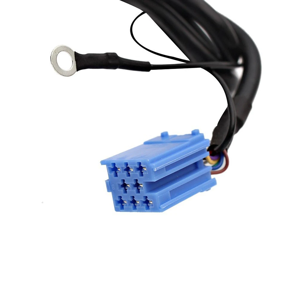  Biurlink estéreo de coche Mini ISO 8Pin puerto AUX USB adaptador de Cable de Audio para Audi A4 A6 