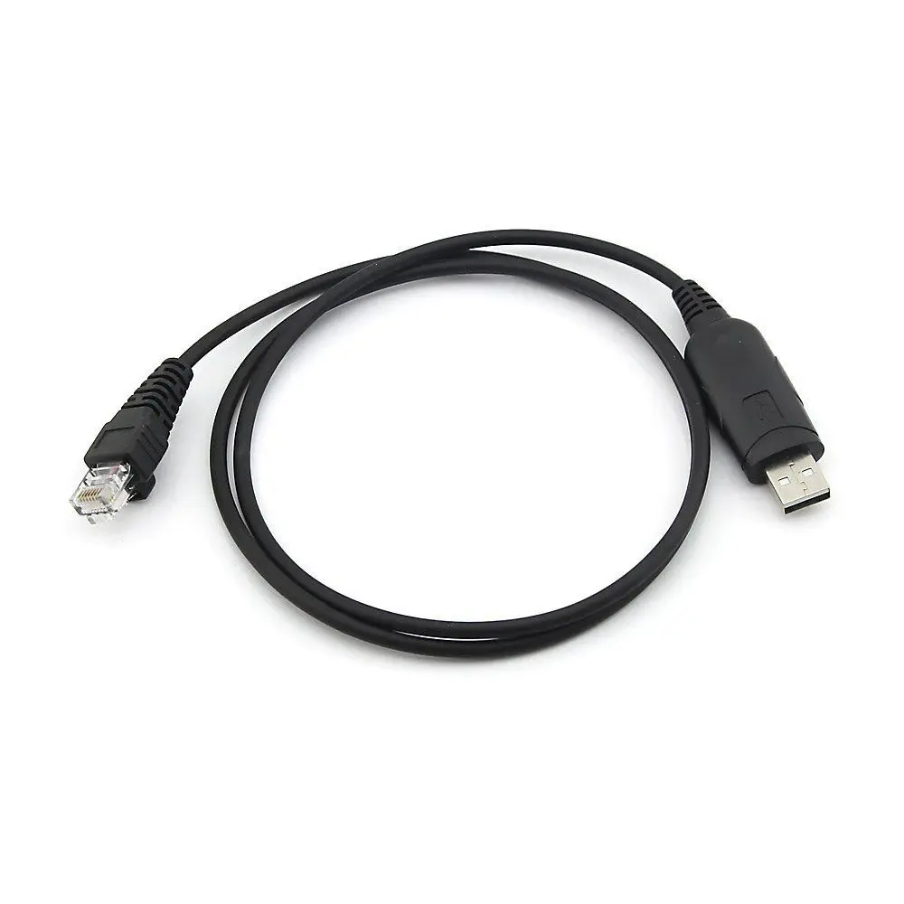 XQF USB кабель для программирования для Motorola Radio CM300 GM300 GM3188 GM3688 CDM750 двухстороннее радио - Цвет: Черный