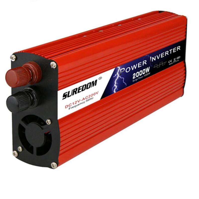 

Solar Power Car Power Inverter 12V To AC 220/110V 1000W Modified Sine Wave Converter Overload Protection 3A Dual USB Car Charger