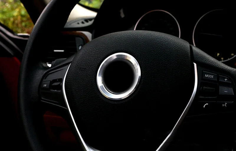 

1PCS Aluminium Alloy Steering Wheel Circle Trim For BMW 7 Series G11/G12 16-18/6 Series GT G32 17-18