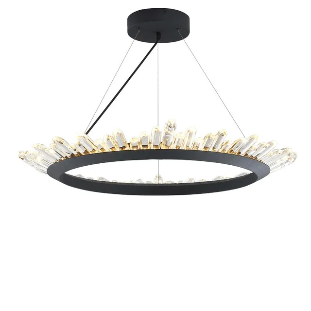 Ceiling Light Ring Crystal Inlays