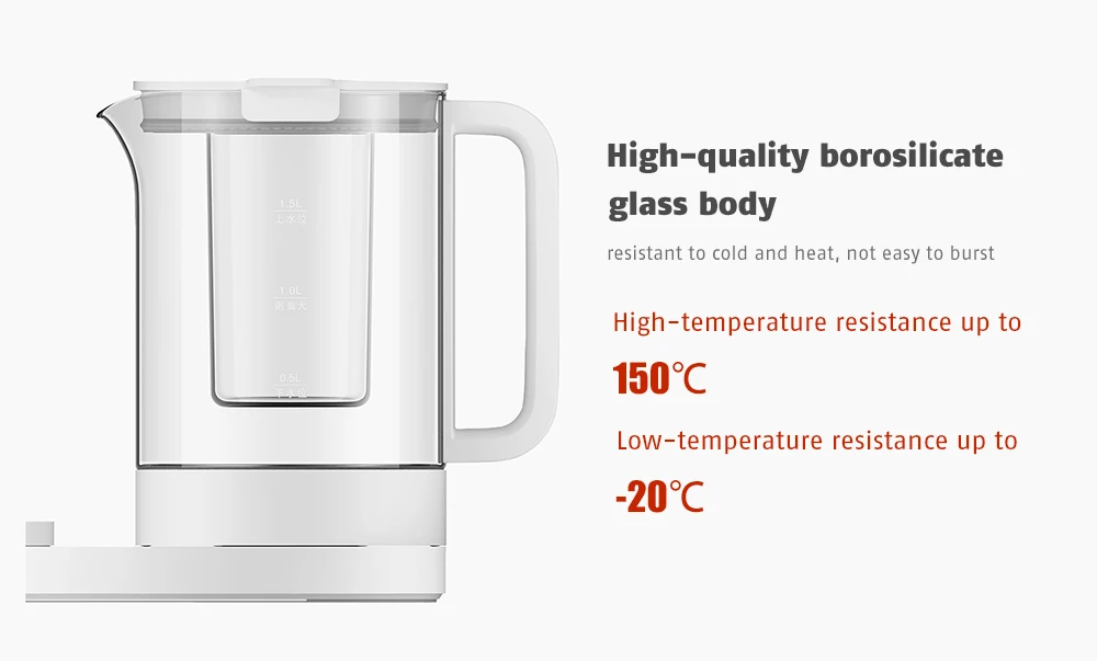 MJYSH01YM ручной электрический чайник мгновенного нагрева воды OLED экран приложение дистанционное управление чайник