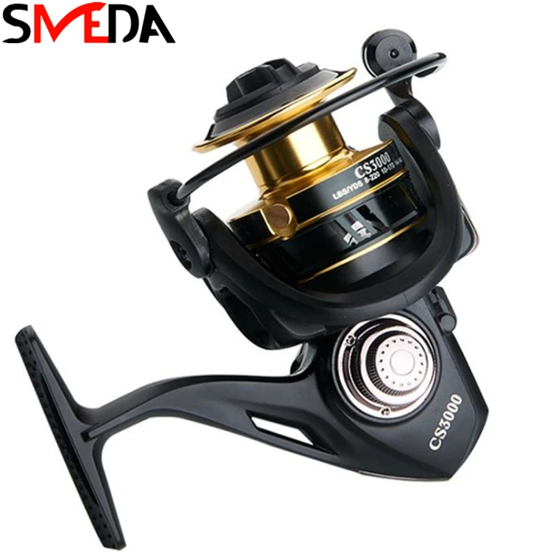 

Metal Spool Spinning Fishing Reel 13KG Drag Superior Wheel Freshwater Saltwater Fishing 2000-7000 Series 5.0:1 Wheel reel