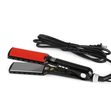 Professional Выпрямитель для волос двойной слой Capello тисненая башня титановый выпрямитель для волос золото утюжки из титана сплав волос