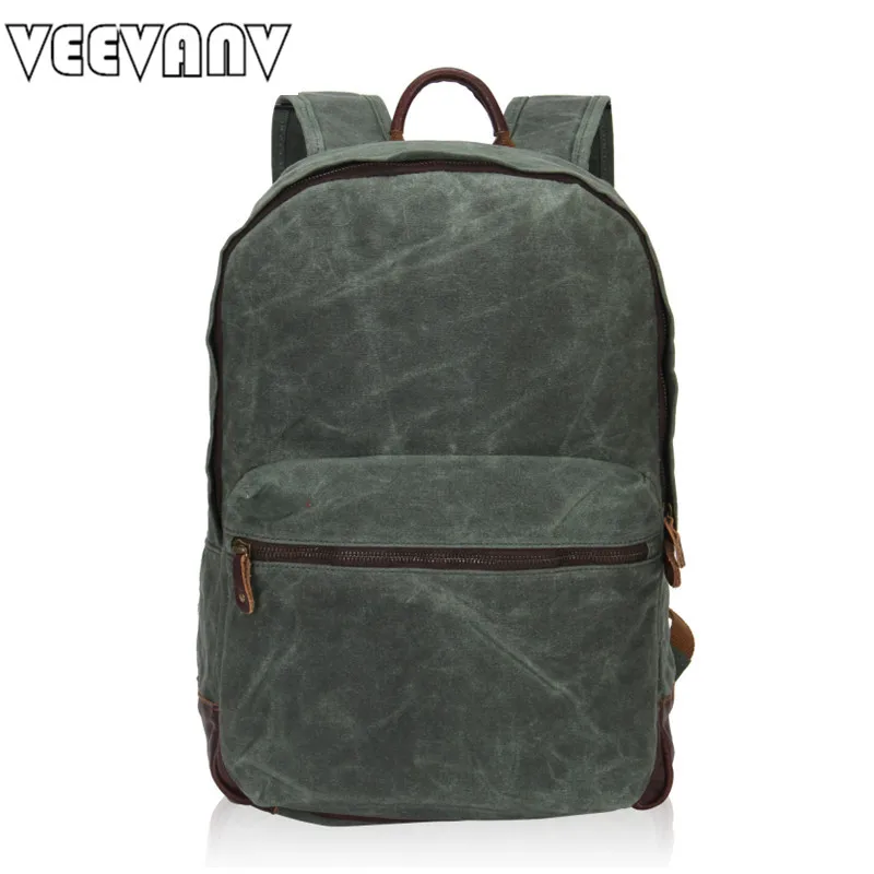

VEEVANV Brands Men's Canvas Backpacks Campus Style Casual Shoulder Bag Laptop Backpack Female School Backpack Travel Bags Women