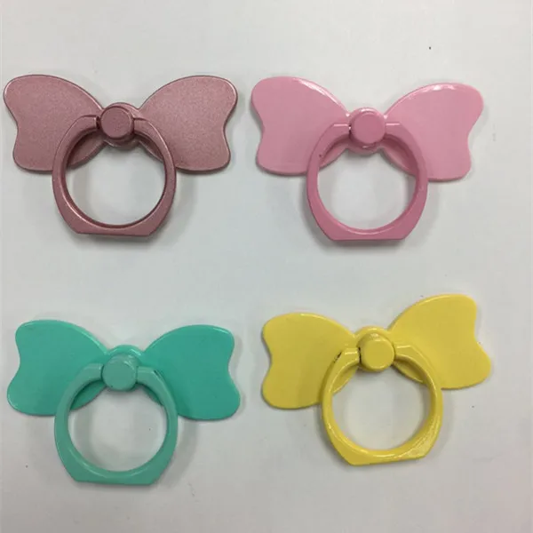 For iPhone Samsung Smart Phone Fashion 360 Degree Bow Pattern Circle Holder Finger Ring Mobile Phone Smartphone Stand Holder For iPhone Samsung Smart Phone Fashion 360 Degree Bow Pattern Circle Holder Finger Ring Mobile Phone Smartphone Stand Holder