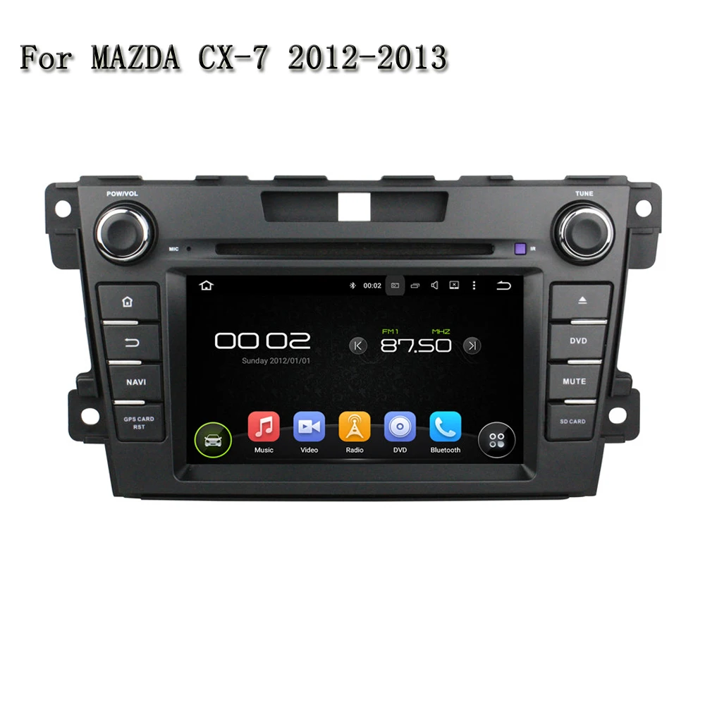 

10.1 Inch 1024x600 Car DVD Player PC Android 5.1.1 GPS Navi For Mazda CX7 2012-2013 Head Unit Support Mirror link WiFi 4G Radio