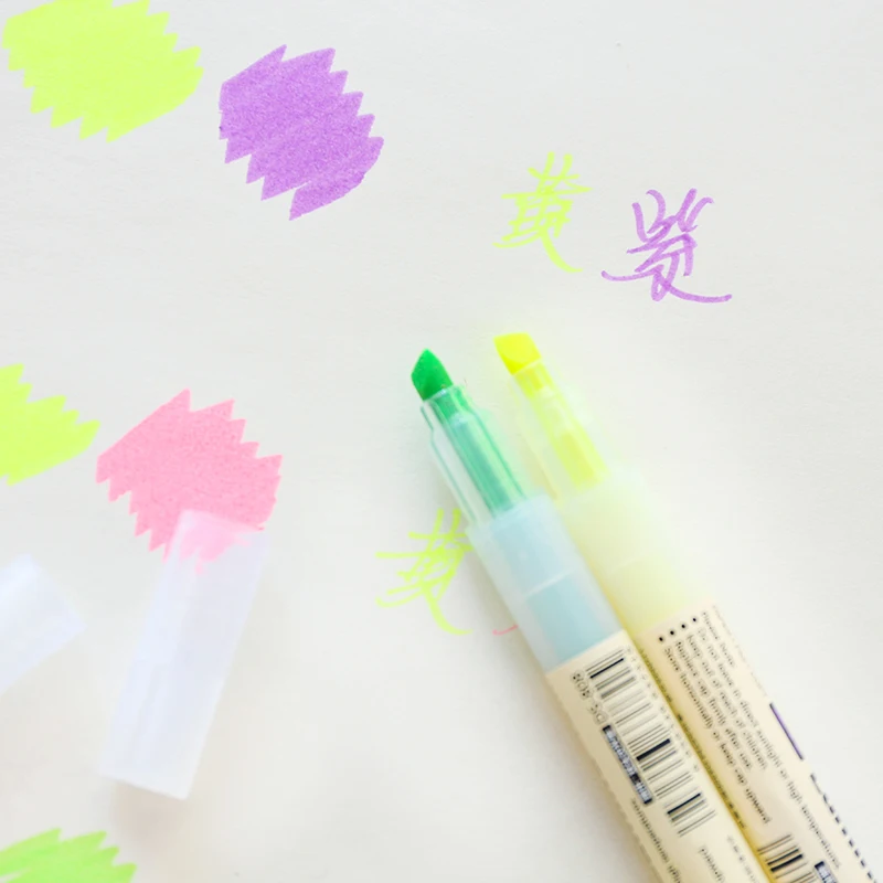 5 шт./лот Twin цвет подсветки маркер Kawaii рисунок tool стационарных papeleria офис Материал школьные принадлежности FB701