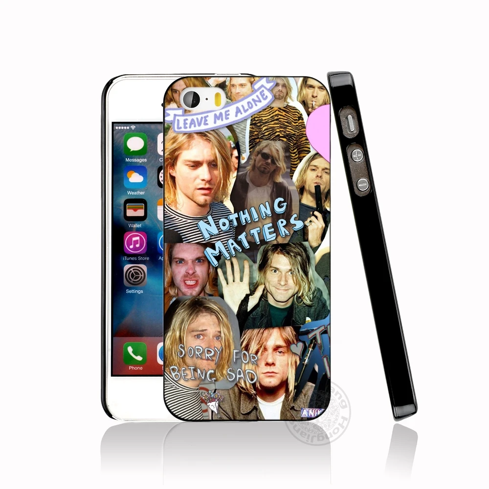 HAMEINUO Nirvana Kurt Cobain чехол для сотового телефона для iphone 6 4 4s 5 5s SE 5c 6 6s 7 8 plus чехол для iphone 7 X - Цвет: 51346