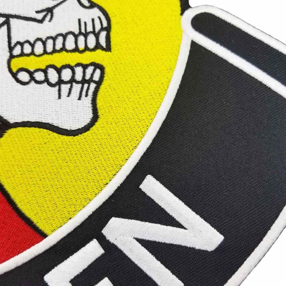 DEVIL'S HANGMAN WESTFALEN PATCH vest jacket back motorcycle patch embroidery iron-on cool biker delicate bag patches (2)