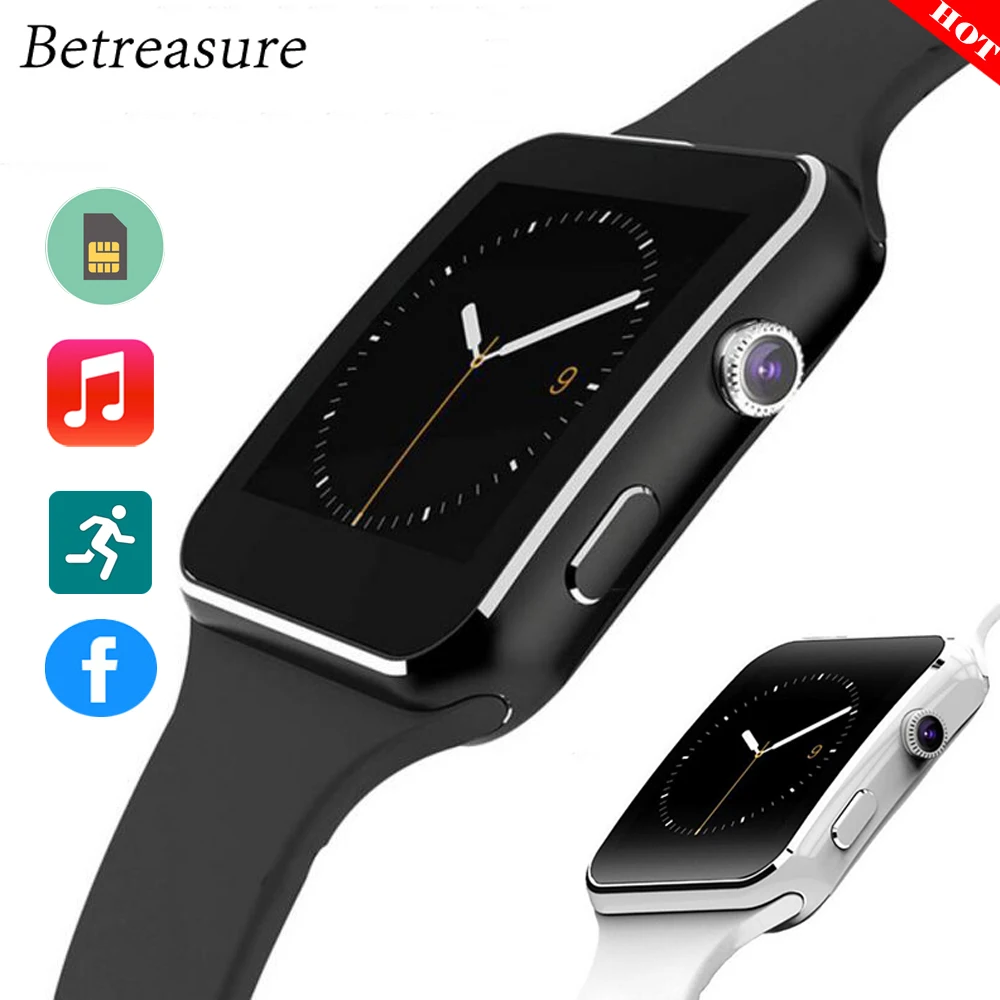 

Curved Screen Bluetooth Smart Watch Clock Fashion Watch For Android iOS Phone With Camera Support SIM / SD Card Smartwatch