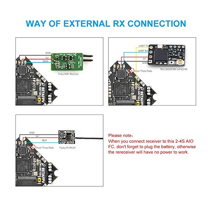 BETAFPV F4 2-4S AIO бесщеточный контроллер полета No RX BLHELI_S 12A ESC OSD Smart Audio с кабелем XT30 для Beta85X Beta75 Pro 2