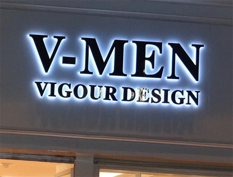 backlit stainless steel letters217