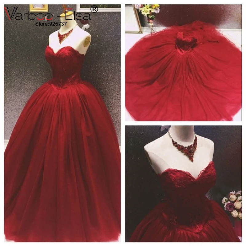 red wedding dresses 2018
