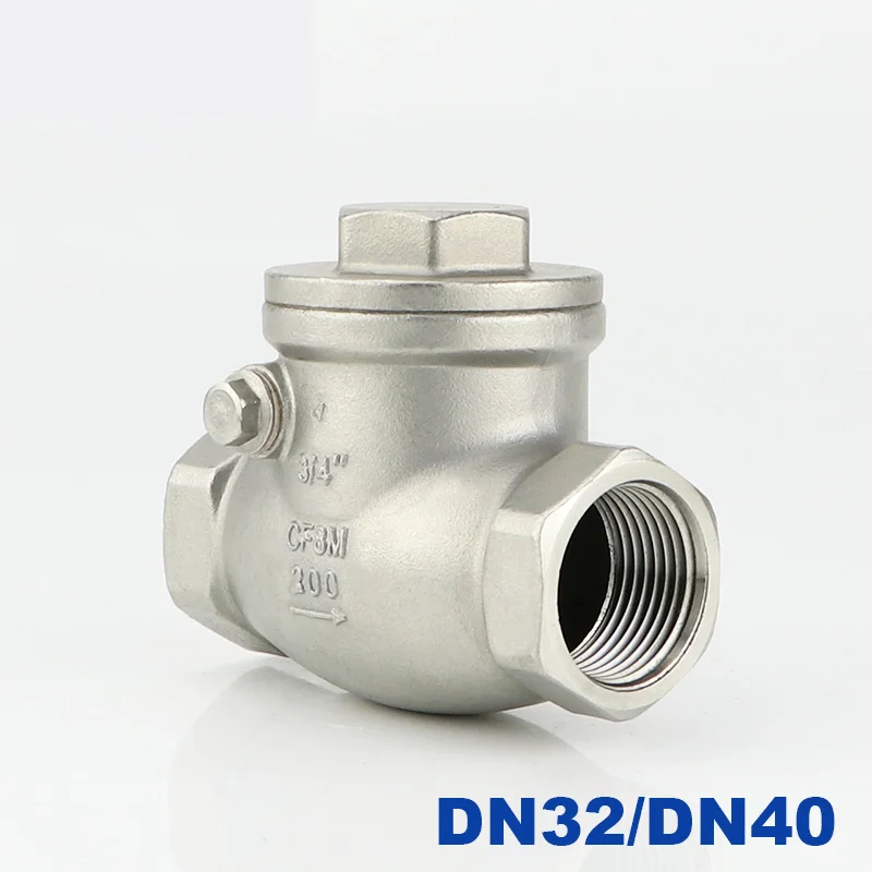 High quality stainless steel switch check valve 1 1/2" 1 1/4" inch DN32