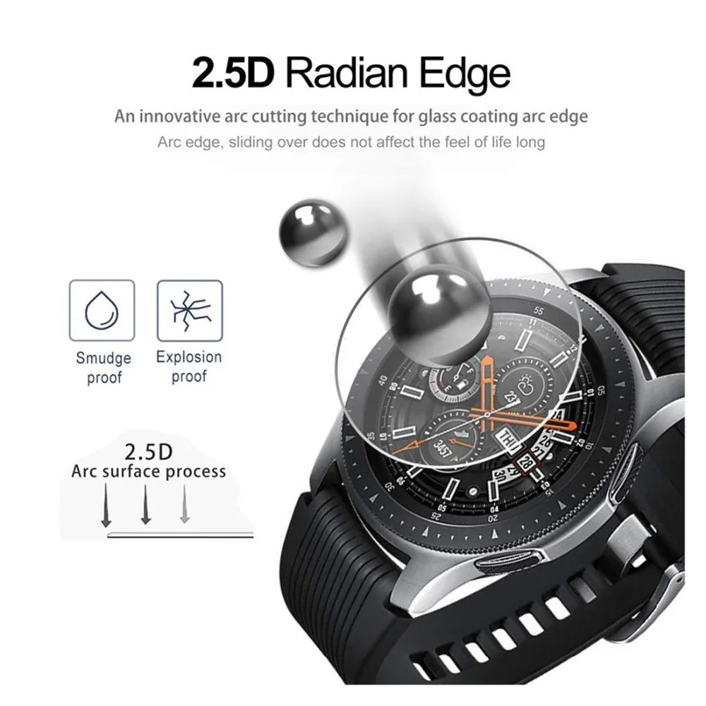 Защитное стекло gear S3 Frontier для samsung Galaxy watch 46 мм/42 мм/Active huawei watch gt gear Sport S2 Classic 9H 2.5D