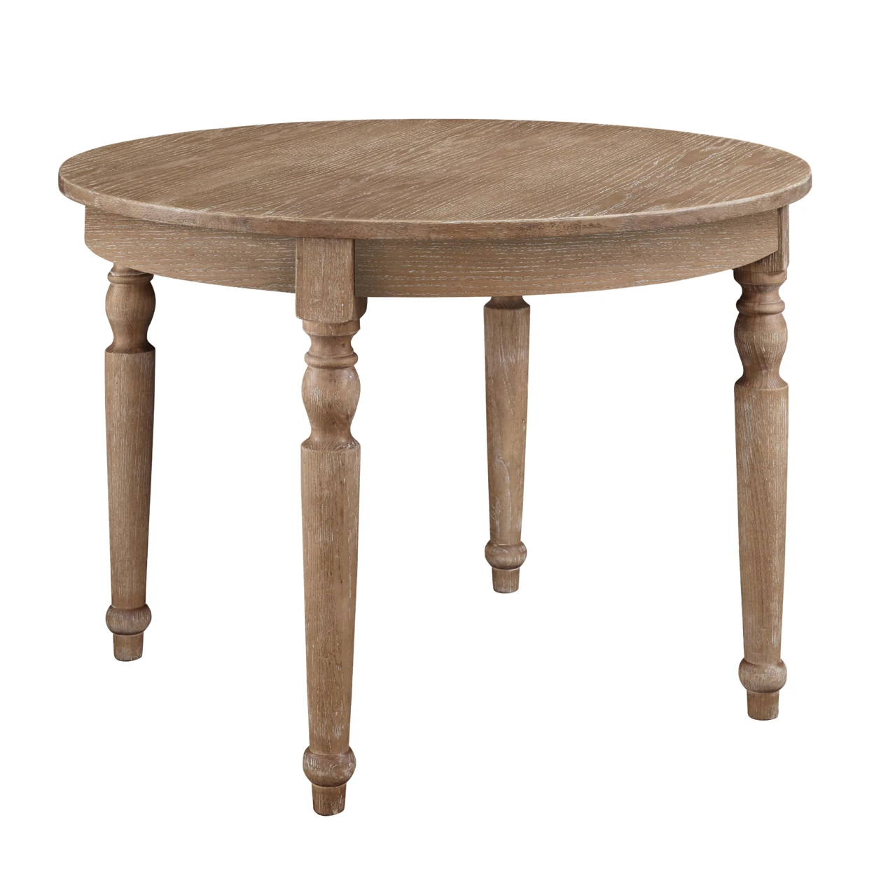 Belfort Dark Natural Brown Round Table