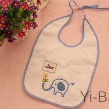 12 шт./компл. YB0017 слона борфа ткань слюнявчик для младенца полотенца Детский нагрудник водонепроницаемый нагрудник