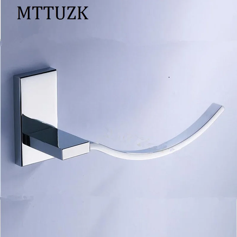 Цельное медное полотенце MTTUZK стойка для ванной комнаты одно удилище подвесное
