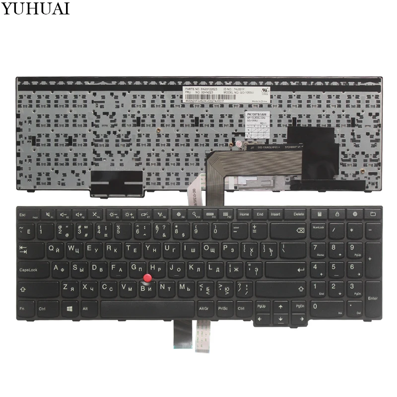 

New Russian keyboard for lenovo IBM Thinkpad E550 E550C E555 E560 E565 RU laptop Keyboard