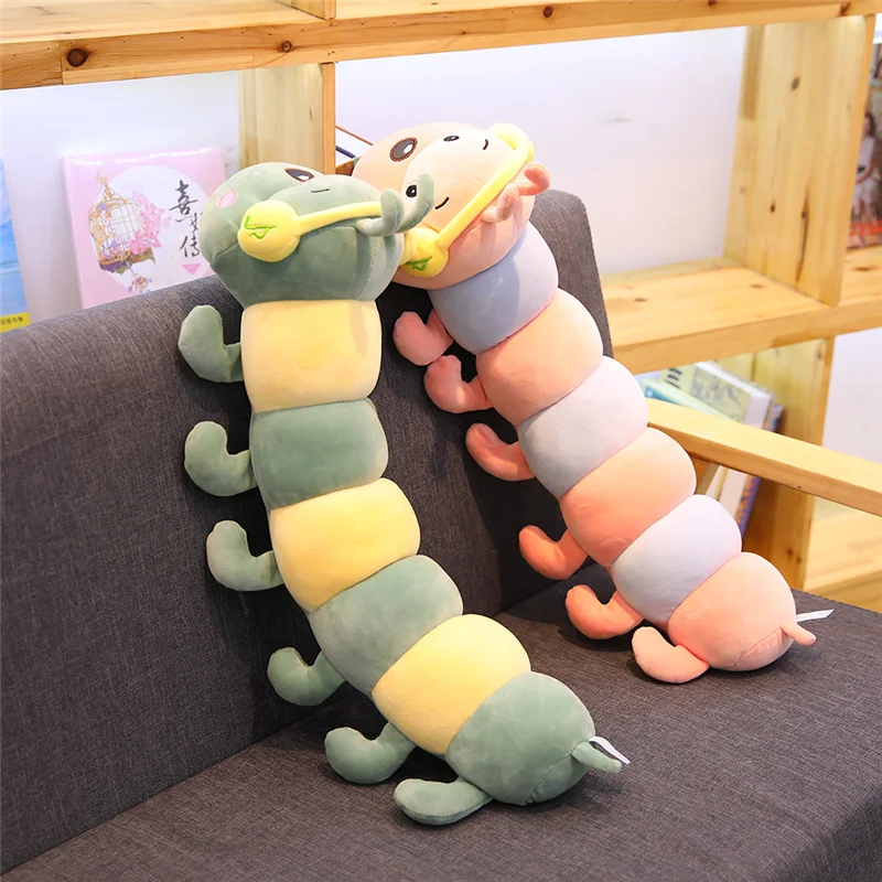 45-100 cm 1 unid orugas niños juguetes almohada de felpa suave muñeca Animal niños niñas juguete Peluche cojín para niños regalos 45-100 cm 1 unid orugas niños juguetes almohada de felpa suave muñeca Animal niños niñas juguete Peluche cojín para niños regalos