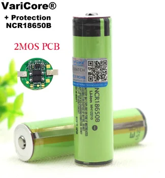 VariCore Protected 18650 NCR18650B 3400mah Rechargeable battery 3.7V with PCB