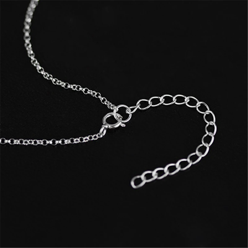 Lotus Fun Genuine 925 Sterling Silver Pendants Necklaces for Women Blue Amazonite Animal Cat Play Ball Chain Necklace for Ladies