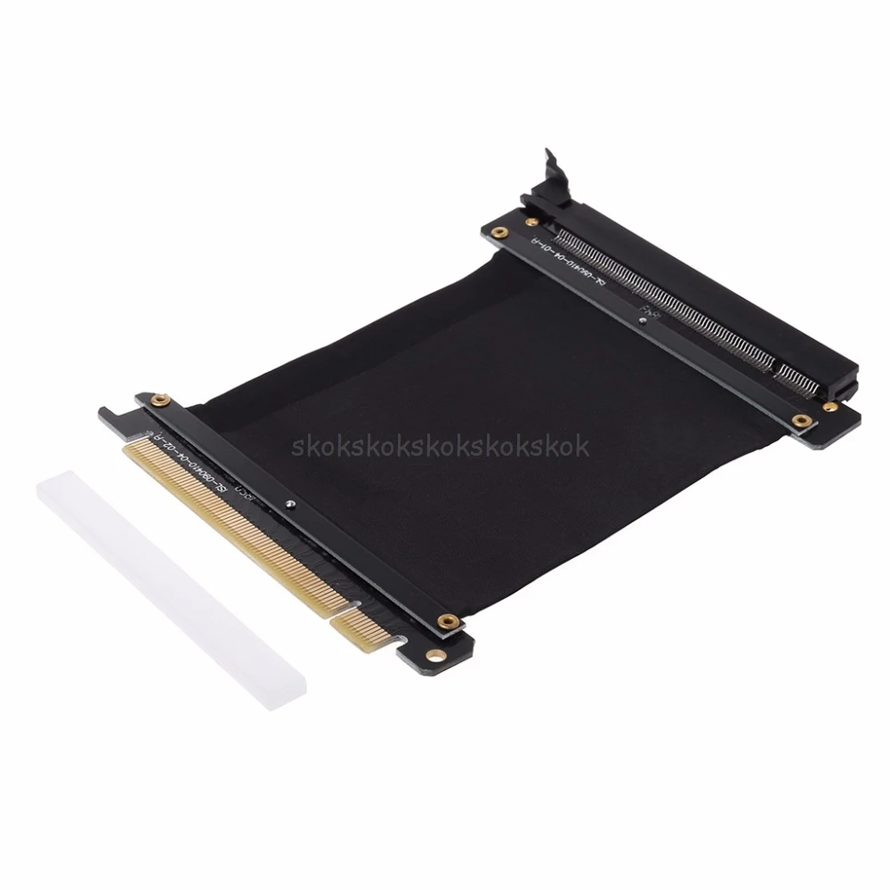 PCI Express 16x гибкий кабель переходная карта Удлинительный порт адаптер видеокарта
