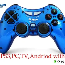 Новое поступление для ПК ТВ Andriod PS3 беспроводной Bluetooth игровой контроллер геймпад двойной шок джойстик